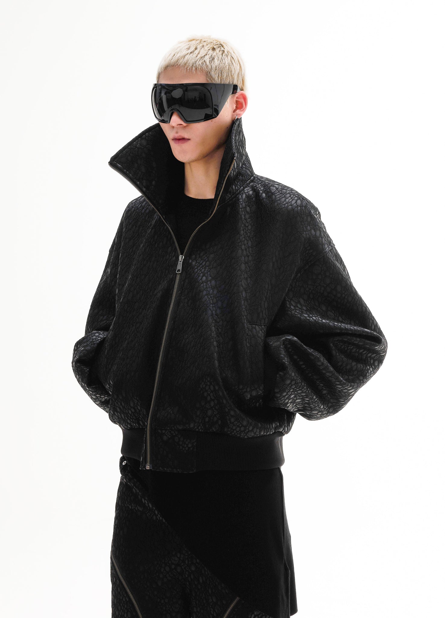 ジャケット・アウター SCD CROWD NIGHT RIDER CROCODILE BOMBER NIGHT RIDER CROCODILE BOMBER – SCD CROWD