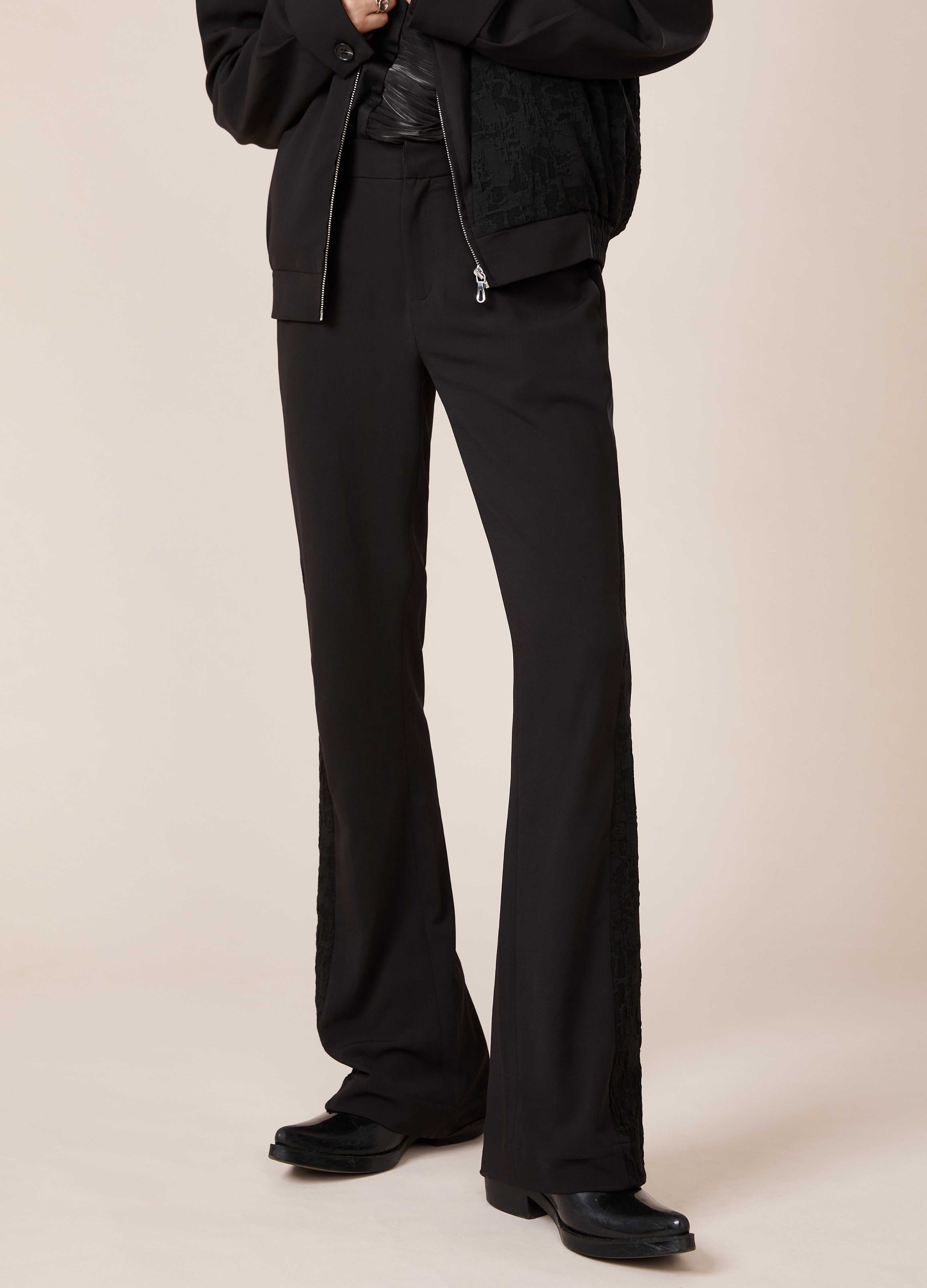 DP PARADIS 23AW ACETIC Flare Trousers