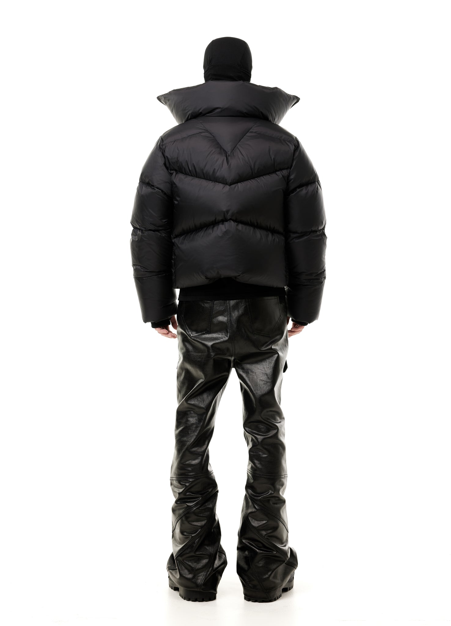 SHADOW HIGH-COLLAR DOWN JACKET