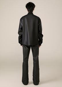 DP PARADIS 23AW Two-in-One Black Tie Shirt
