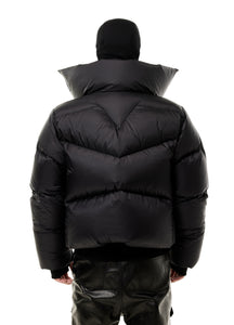 SHADOW HIGH-COLLAR DOWN JACKET