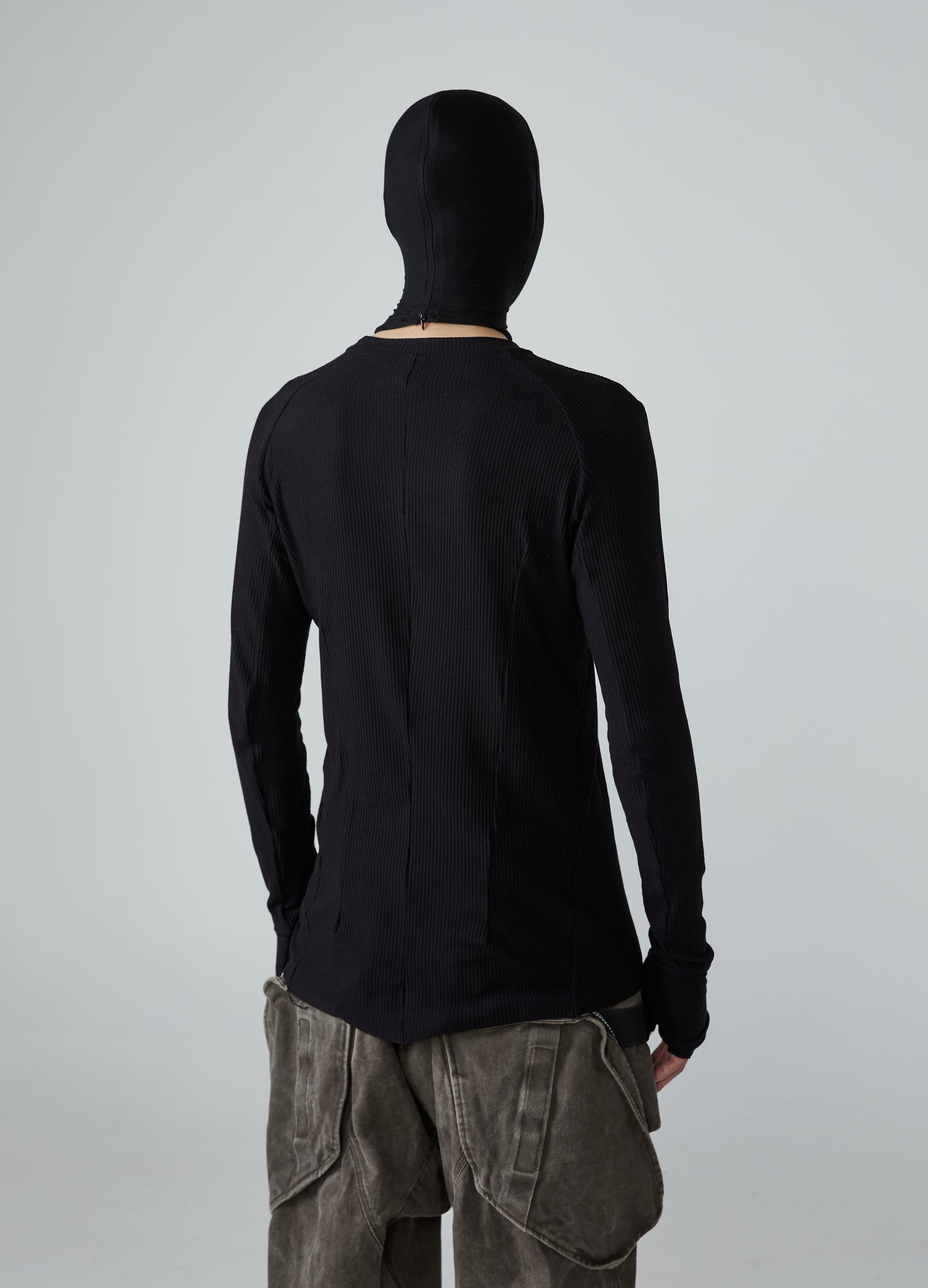 Black Slim-Fit Sweater