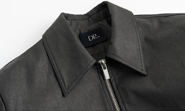 DP PARADIS 23AW Medieval Waxed Silhouette Jacket